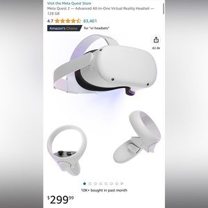 NWT Meta Quest 2 virtual reality